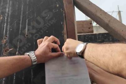 İskenderun’da güvenlik önlemi almayan inşaatlar mühürlendi