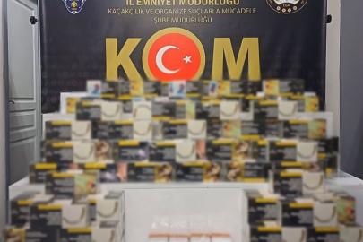 Isparta’da kaçak sigara ve bandrolsüz makaron ele geçirildi
