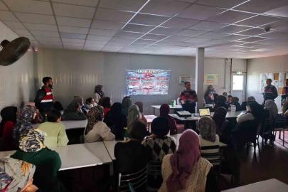Jandarma vatandaşlara uyuşturucuyla mücadele eğitimi verdi