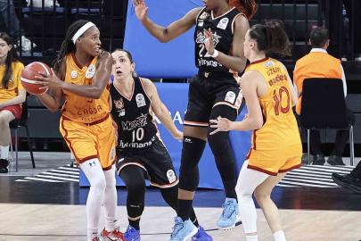 Kadınlar Basketbol Süper Ligi: Galatasaray: 85 - ÇBK Mersin: 62