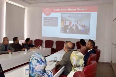 Kahta’da bağımlılıkla mücadele çalışmaları değerlendirildi