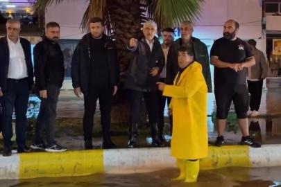 Kahta’da şiddetli sağanak hayatı olumsuz etkiledi