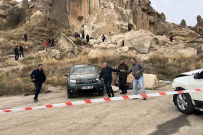 Kapadokya’da peribacası yıkıldı: Ölü ve yaralılar var