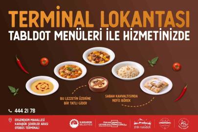 Karabük Belediyesi Terminal Lokantası’nda tabldot menü dönemi