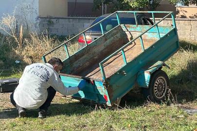 Karaman’da çalınan römork 2 ay sonra sahibinin evinin yanına bırakıldı