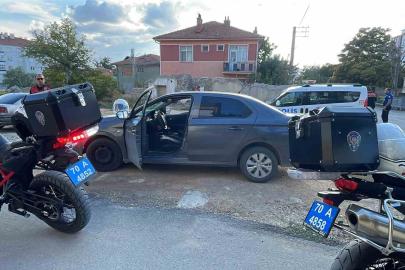 Karaman’da ’dur’ ihtarına uymayan alkollü sürücüye 245 bin lira ceza