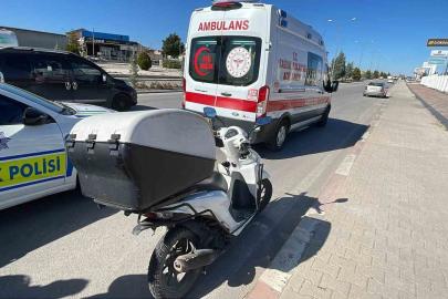 Karaman’da otomobil motokuryeye arkadan çarptı: 1 yaralı