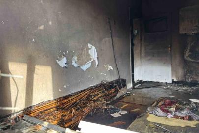 Karapınar’da evde çıkan yangın korkuttu