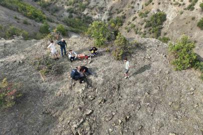 Kastamonu’da dağda fenalaşan vatandaşı ekipler sağ buldu