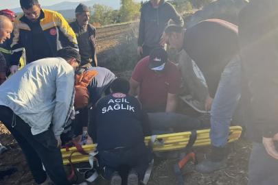 Kastamonu’da devrilen traktörün altında kalan sürücü yaralandı