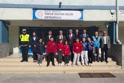 Kaymakam Helvacı okullarda incelemelerde bulundu