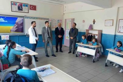 Kaymakam Yıldırım okul, kurs ve pazar ziyaretinde bulundu