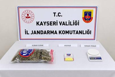 Kayseri’de 1 kilo uyuşturucu ele geçirildi