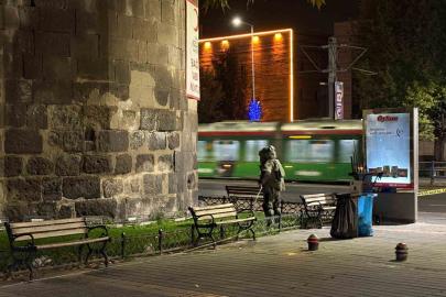 Kayseri’de şüpheli çanta fünye ile patlatıldı