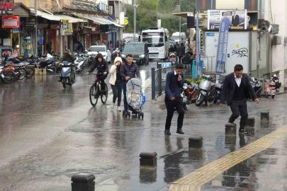 Kilis’te kuvvetli yağış etkili oldu