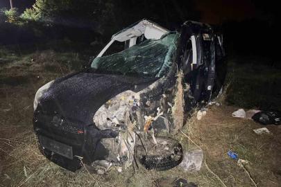 Kırıkkale’de hafif ticari araç takla attı: 1 ölü, 4 yaralı