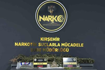 Kırşehir’de uyuşturucu operasyonu: 1 tutuklama