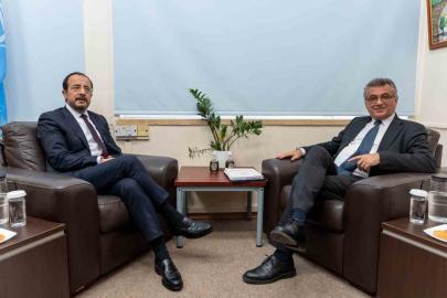 KKTC Cumhurbaşkanı Erhürman ile GKRY lideri Hristodulidis bir araya geldi