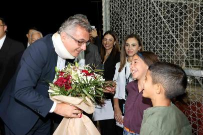 KKTC Cumhurbaşkanı Erhürman ile Rum lider Hristodulidis, Barış Festivali’nde bir araya geldi