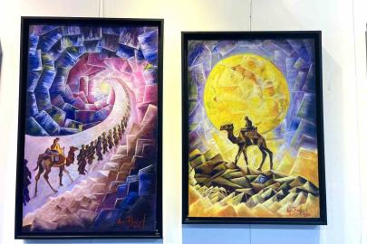 Kömürle çizdiği resimler onu "Şalvarlı Picasso" yaptı