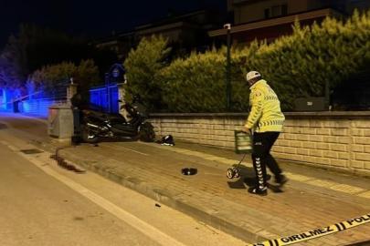 Kontrolden çıkarak trafoya çarpan motosiklet sürücüsü hayatını kaybetti