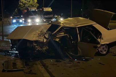 Konya’da iki otomobil çarpıştı: 5 yaralı
