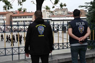 Konya’da okul çevrelerinde sıkı denetim: 25 bin 528 kişi sorgulandı