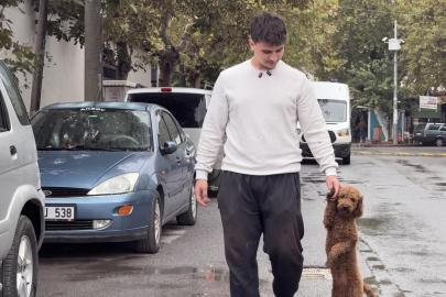 Köpeğini patisinden tutarak yürüten vatandaştan açıklama