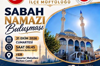 Köyceğiz’de sabah namazı buluşmaları Toparlar Merkez Camii’nde başlıyor