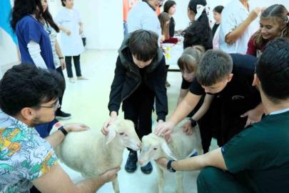 Küçük Hayvanseverler BAÜN’ de ’Can Dostları’ ile buluştu