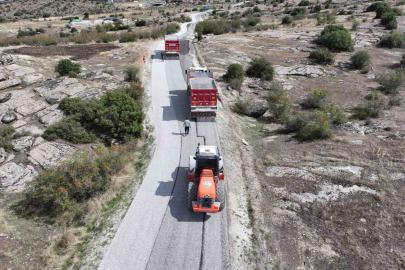 Kula’da 35 kilometrelik yol yenileniyor