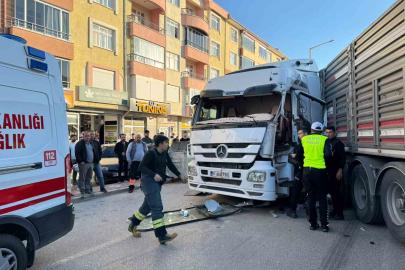 Kulu’da zincirleme trafik kazası: 1 yaralı