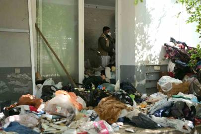Kuşadası’nda çöp ev operasyonu