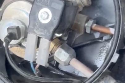 LPG sızıntısına aldırmadan yanan sigara ile dolaştı