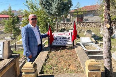 Malatyalı şehit polis Battal Günay kabri başında dualarla anıldı