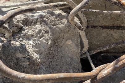 Maltepe’de çöken binanın beton örneklerinde deniz kabuğu görüldü