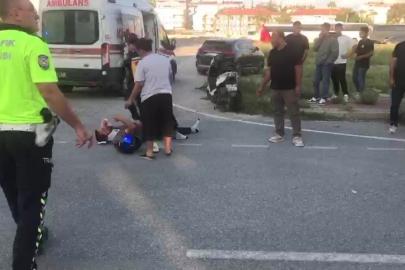 Manavgat’ta motosikletler çarpıştı: 3 yaralı