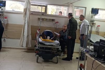 Manisa Valisi Özkan kazada yaralananları ziyaret etti