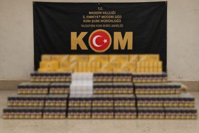 Mardin’de kaçak sigara operasyonu