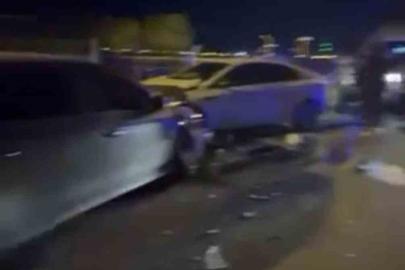 Mardin’de meydana gelen zincirleme trafik kazasında 4 kişi yaralandı