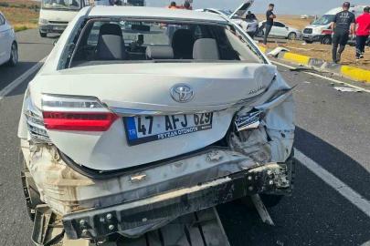 Mardin’de zincirleme trafik kazası: 5 yaralı