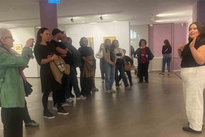 Melahat ve Eşref Üren çiftinin eserleri "Yan Yana" sergisinde buluştu