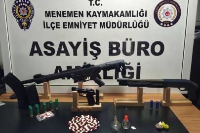 Menemen’de polis ve jandarmadan dev operasyon: 44 gözaltı