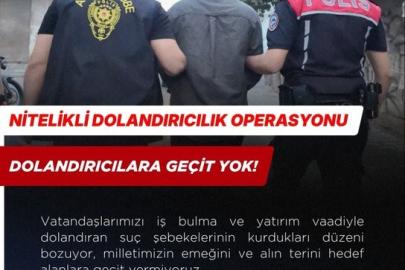 Mersin’de dolandırıcılık operasyonu: 13 şüpheli yakalandı