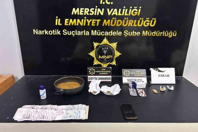 Mersin’de uyuşturucu operasyonunda 1 şüpheli tutuklandı