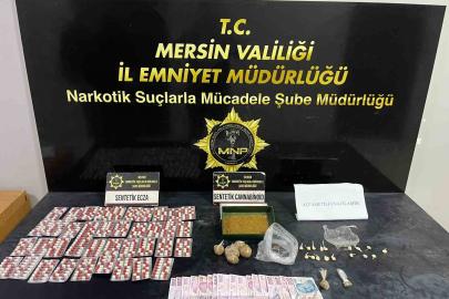 Mersin’de uyuşturucu operasyonunda 2 şüpheli tutuklandı