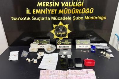 Mersin’de uyuşturucu taciri 5 şüpheli yakalanıp tutuklandı