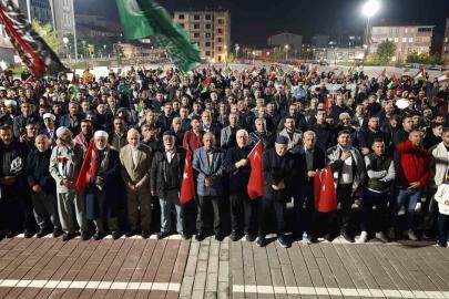 Muş’ta Gazze’ye destek gösterisi düzenlendi