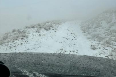 Nemrut Kalderası beyaza büründü