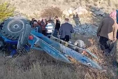 Niğde’de traktör devrildi: 1 ağır yaralı